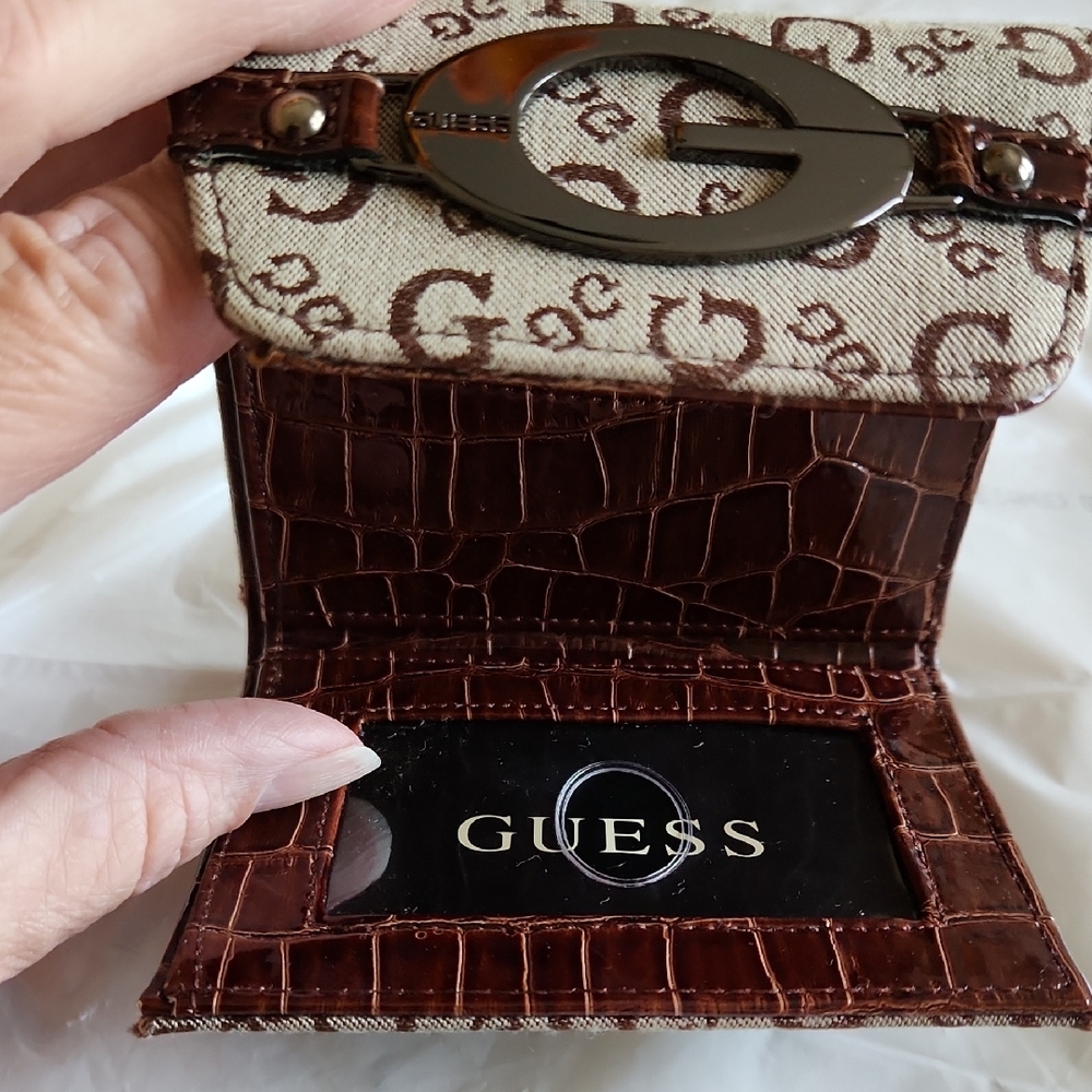 Guess Brown and Cream Wallet
